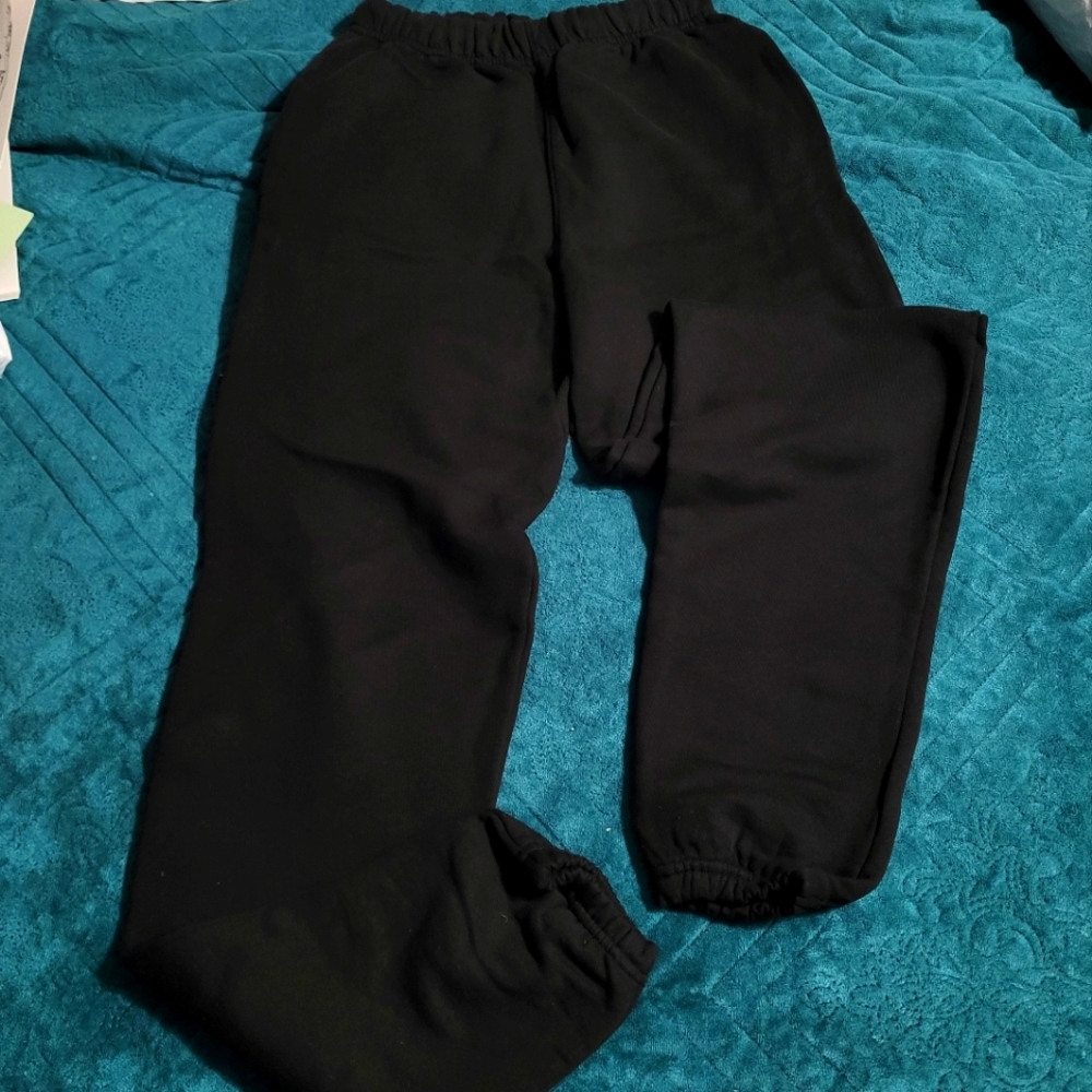 Mens Small Black Joggers with Pockets NWOT